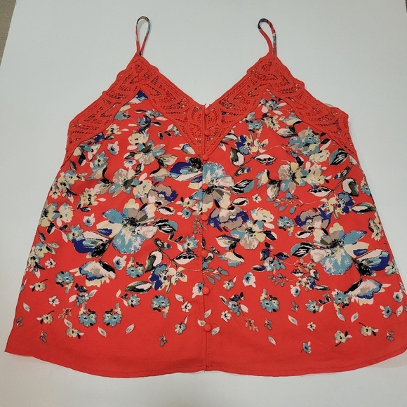 Miss Me NWOT Women's Floral Lace Cami. - Picture 5 of 13